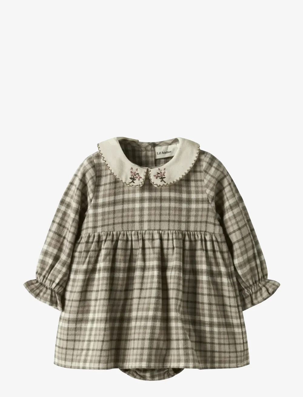 Lil'Atelier - NBFREBEL LS BODY DRESS LIL - langärmelige babykleider - sepia tint - 0