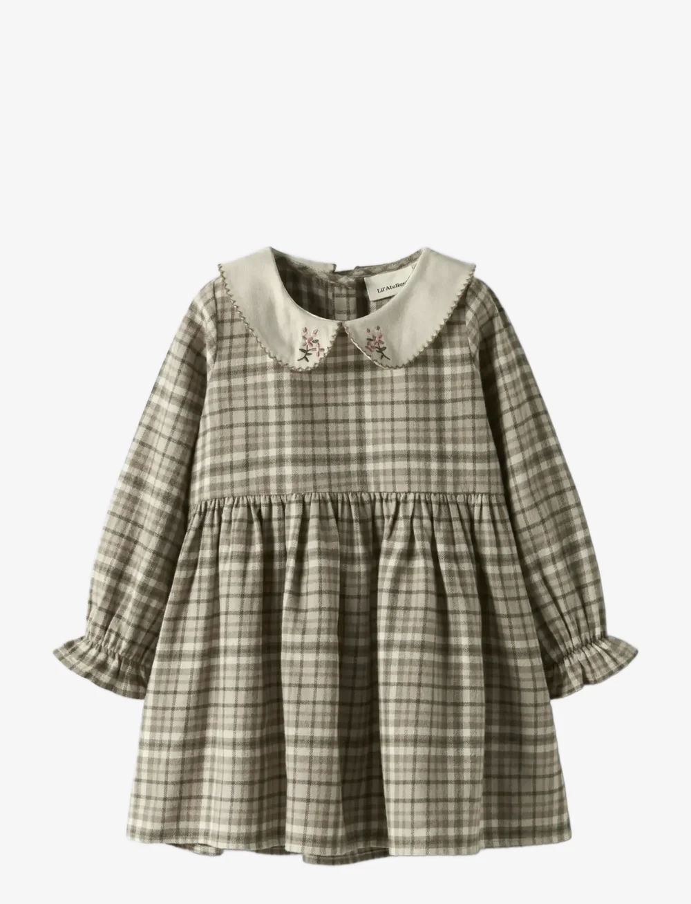 Lil'Atelier - NMFREBEL LS DRESS LIL - långärmade vardagsklänningar - sepia tint - 0