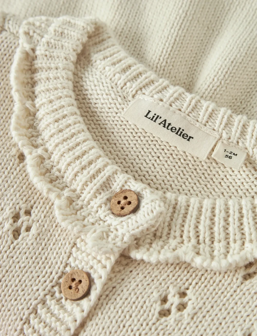 Lil'Atelier - NBFRAMLA LIA LS KNIT DRESS LIL - langærmede babykjoler - turtledove - 2