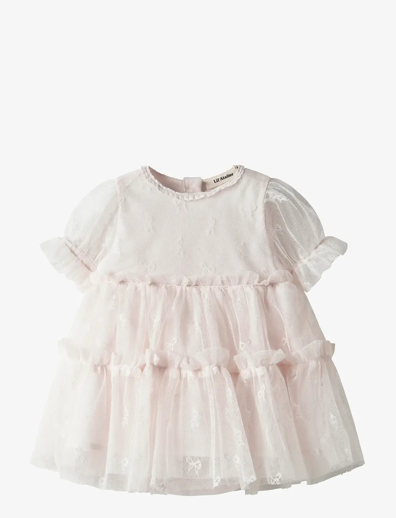 Lil'Atelier - NBFROSETTA SS LOOSE BODY DRESS LIL - lühikeste varrukatega beebi kleidid - almost mauve - 1