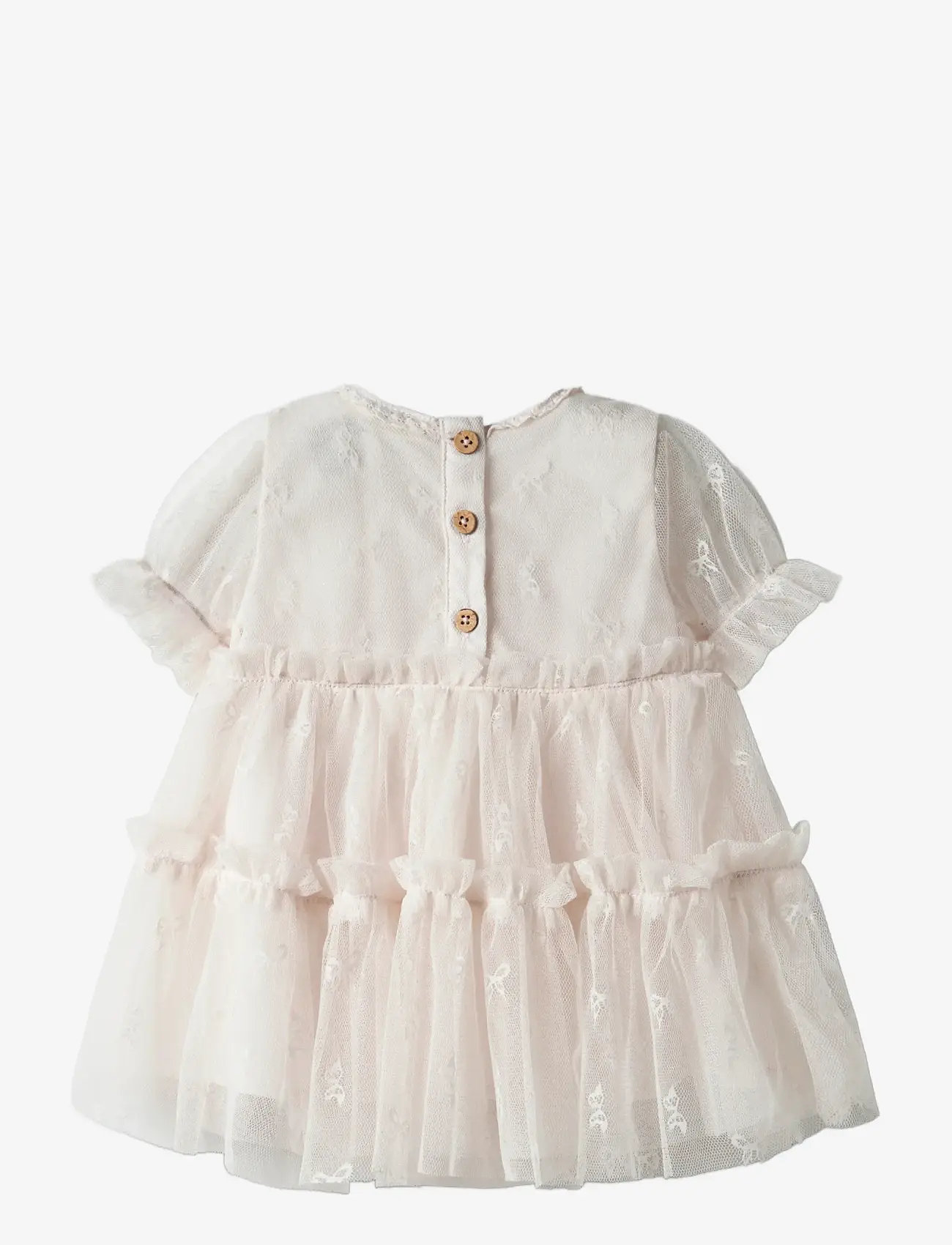 Lil'Atelier - NBFROSETTA SS LOOSE BODY DRESS LIL - lühikeste varrukatega beebi kleidid - almost mauve - 2