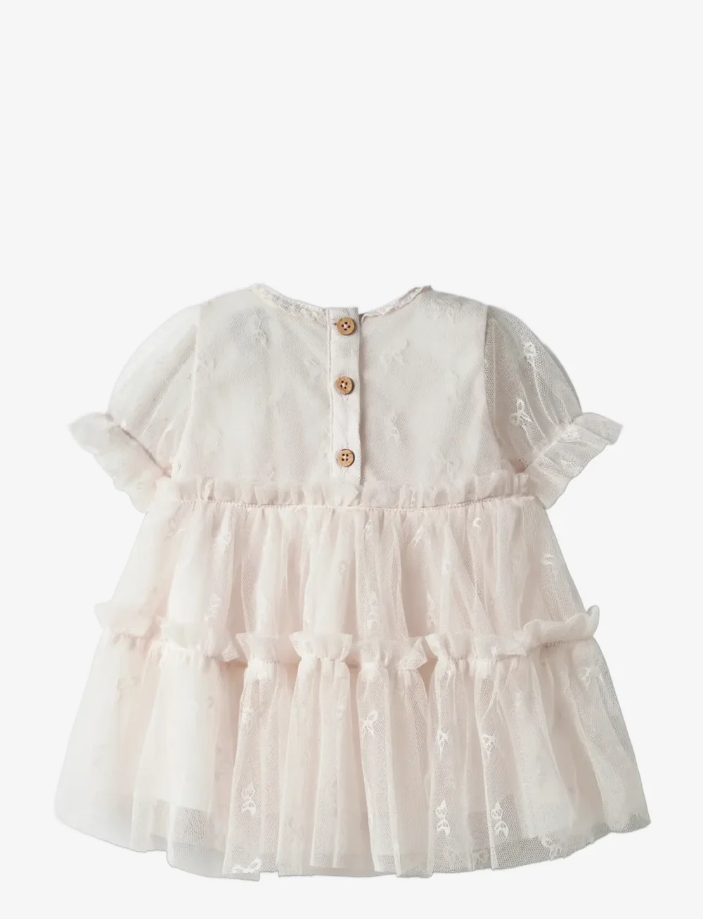 Lil'Atelier - NBFROSETTA SS LOOSE BODY DRESS LIL - kortærmede babykjoler - almost mauve - 2