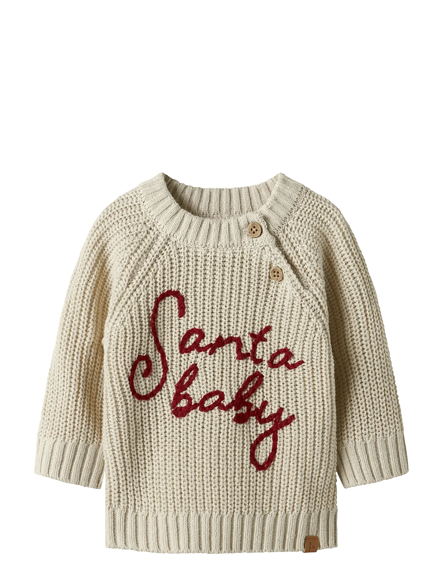 Lil'Atelier - NBNEMLEN MIO LS KNIT LIL - turtledove - 1