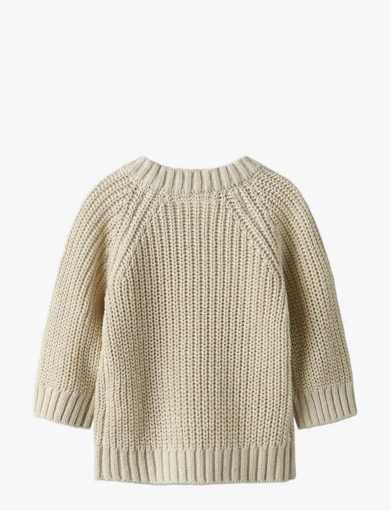 Lil'Atelier - NBNEMLEN MIO LS KNIT LIL - jumpers - turtledove - 2
