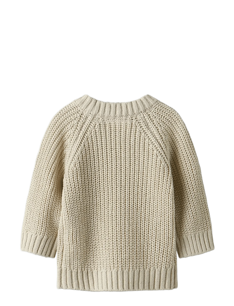 Lil'Atelier - NBNEMLEN MIO LS KNIT LIL - stickade tröjor - turtledove - 2