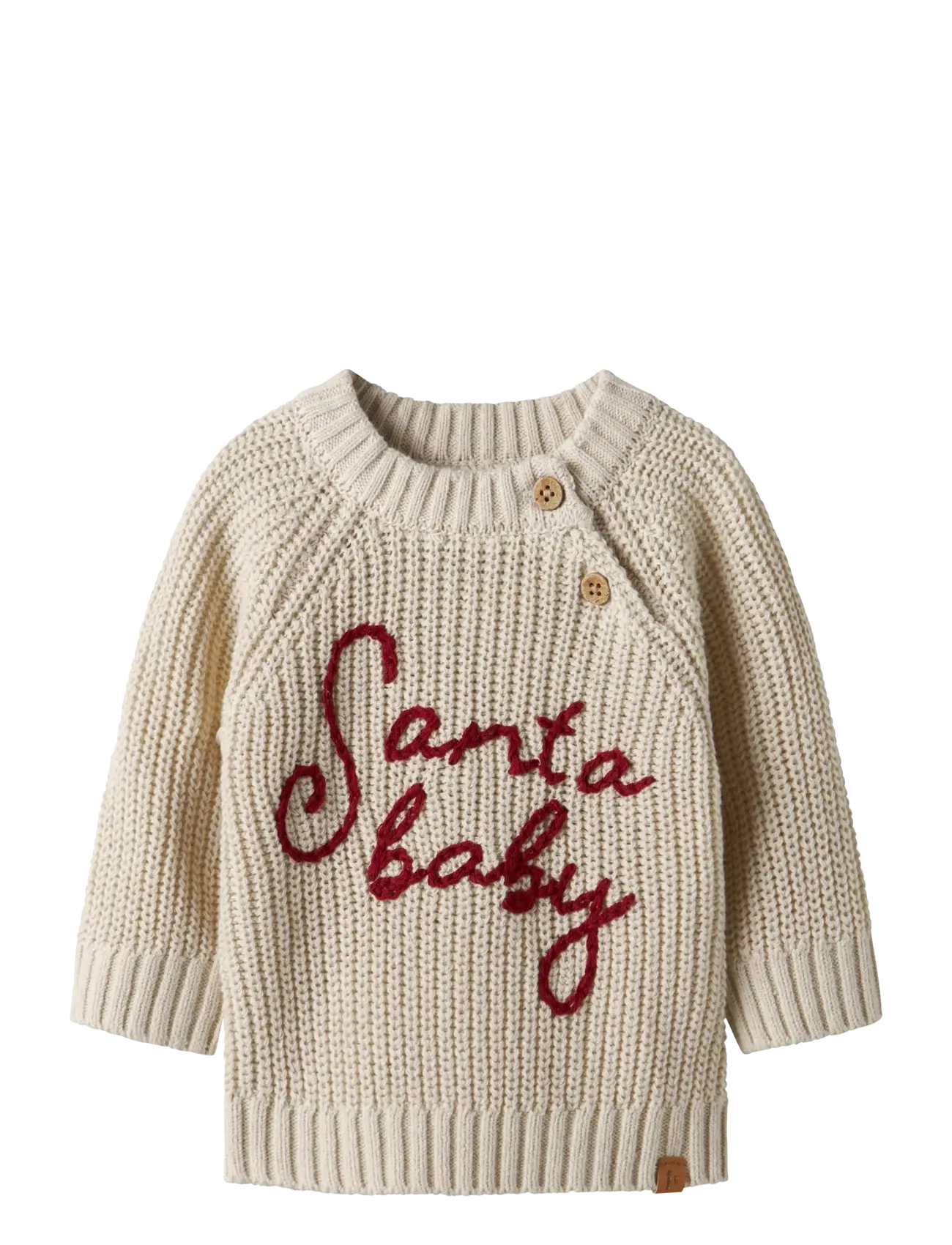 Lil'Atelier NBNEMLEN MIO LS KNIT LIL - Kläder - TURTLEDOVE / cream