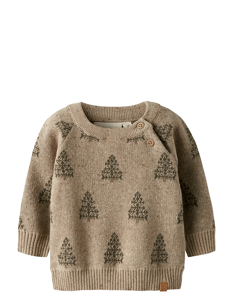 Lil'Atelier - NBNGALTO BOB LS KNIT LIL - pullover - oxford tan - 1