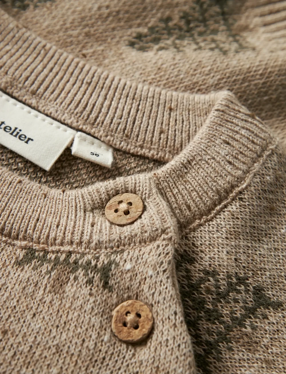 Lil'Atelier - NBNGALTO BOB LS KNIT LIL - pullover - oxford tan - 2