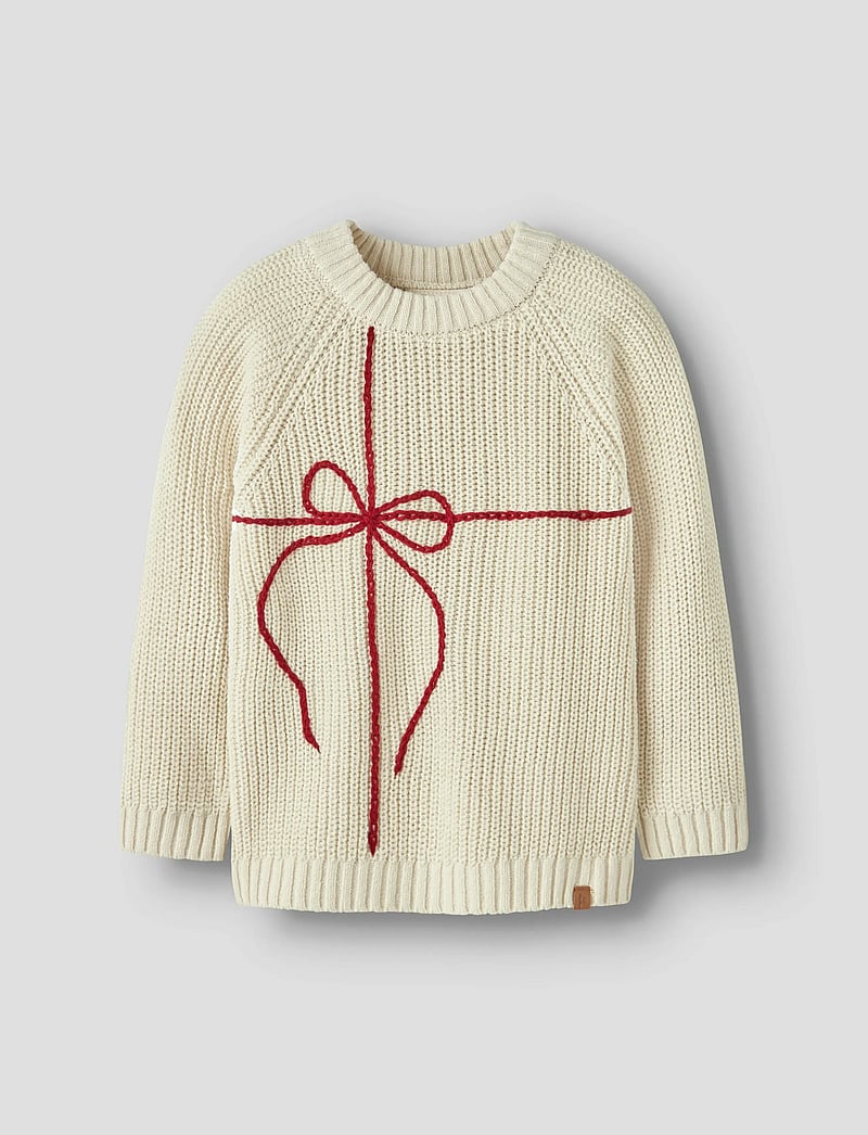 Lil'Atelier - NMNEMLEN MIO LS KNIT LIL - turtledove - 0