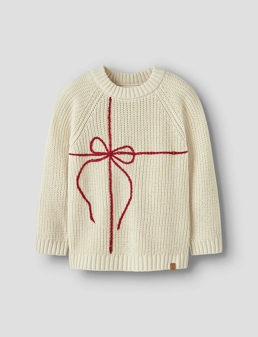 Lil'Atelier - NMNEMLEN MIO LS KNIT LIL - turtledove - 0