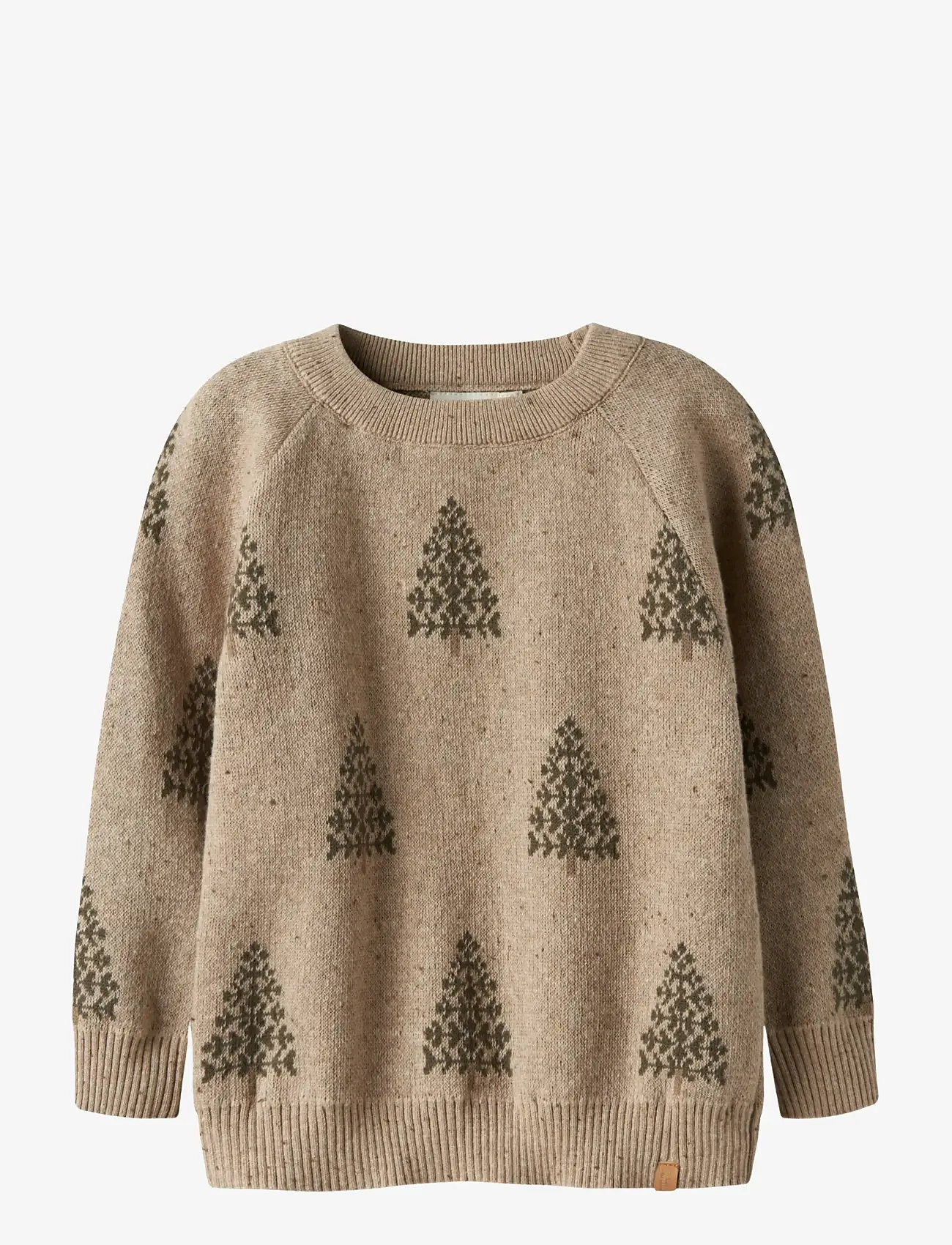 Lil'Atelier - NMNGALTO BOB LS KNIT LIL - trøjer - oxford tan - 1