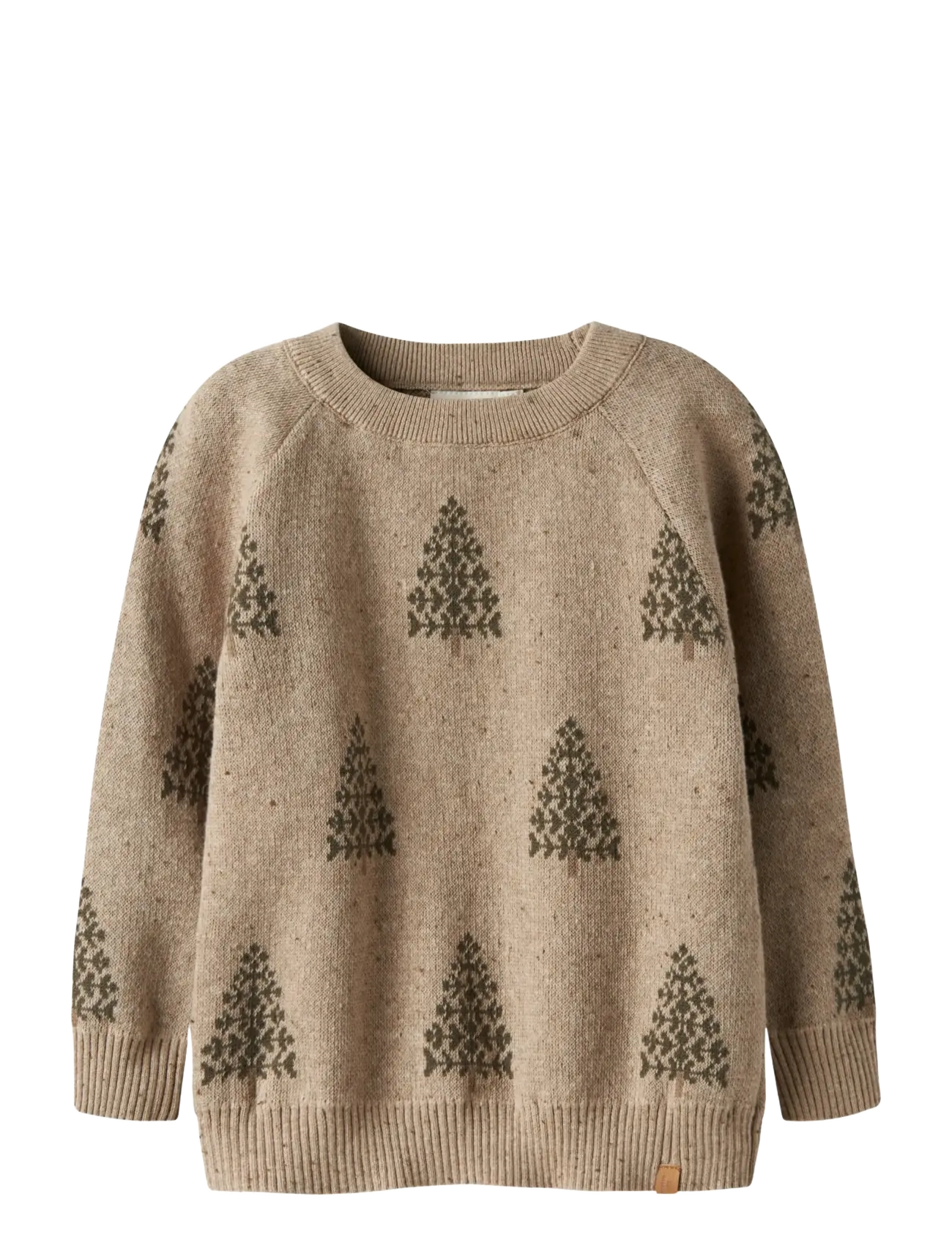 NMNGALTO BOB LS KNIT LIL - OXFORD TAN