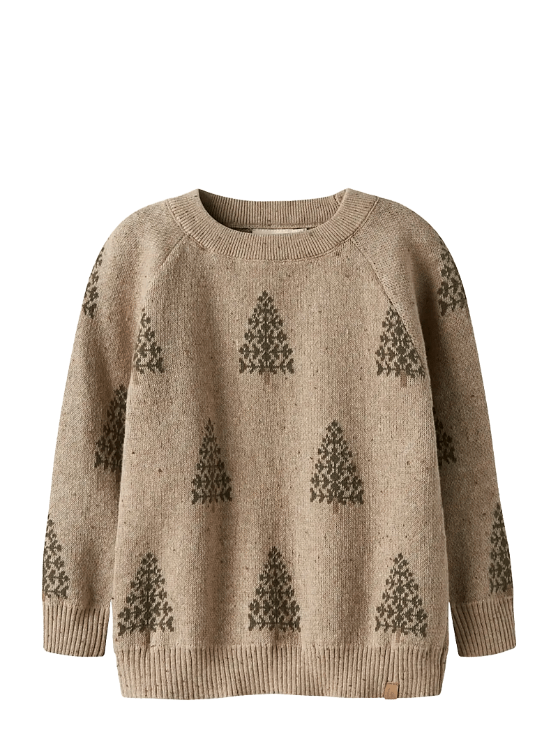 Lil'Atelier - NMNGALTO BOB LS KNIT LIL - trøjer - oxford tan - 1