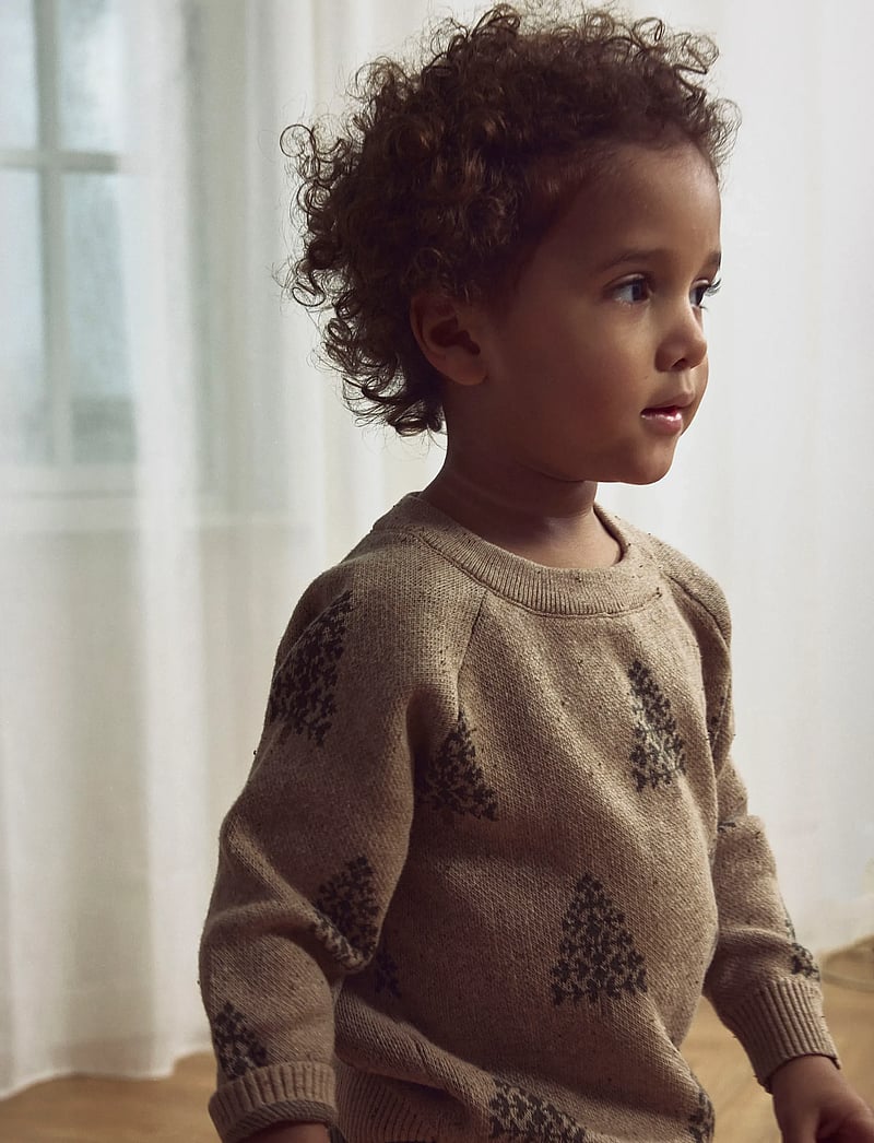 Lil'Atelier - NMNGALTO BOB LS KNIT LIL - trøjer - oxford tan - 3