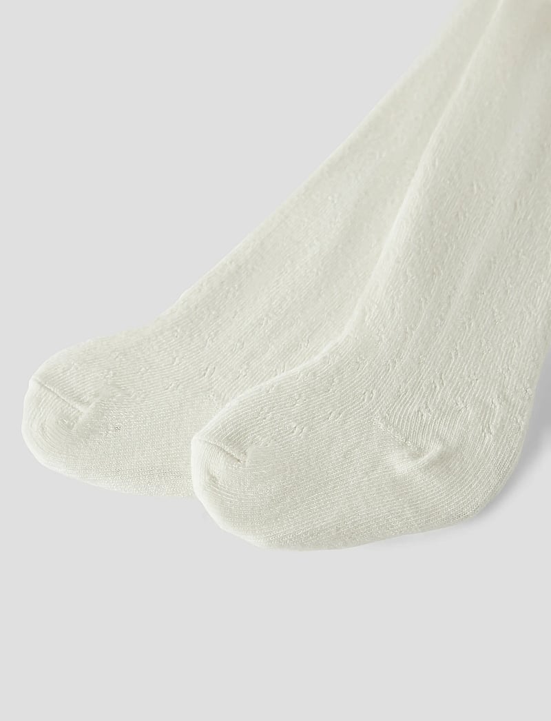 Lil'Atelier - NBFILSO RUG POINTELLE PANTYHOSE LIL - strumpfhosen - turtledove - 2