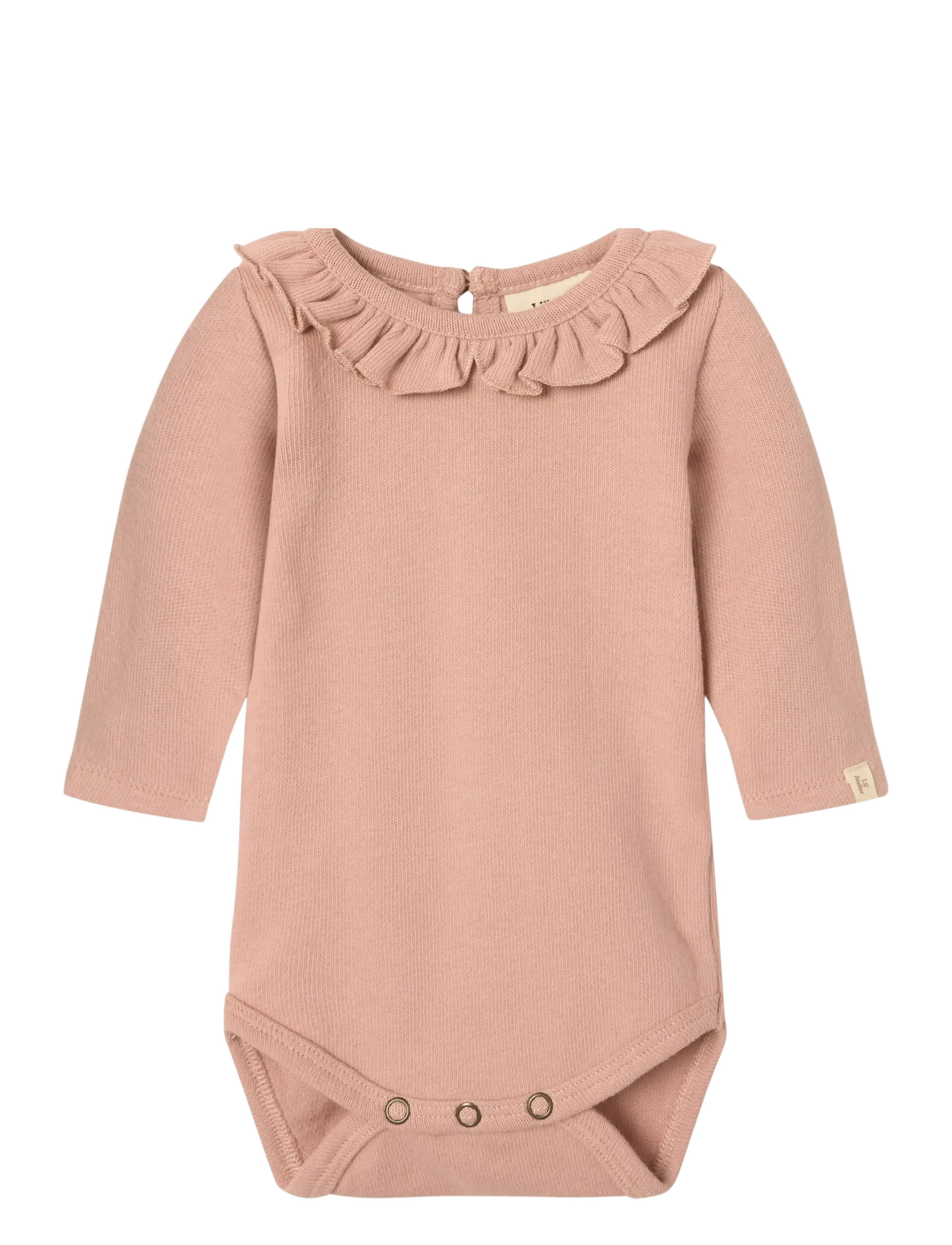 Lil'Atelier Nbfluna Ls Slim Body Lil, 68, Bodys, Rosa - Long-sleeved, Kinder