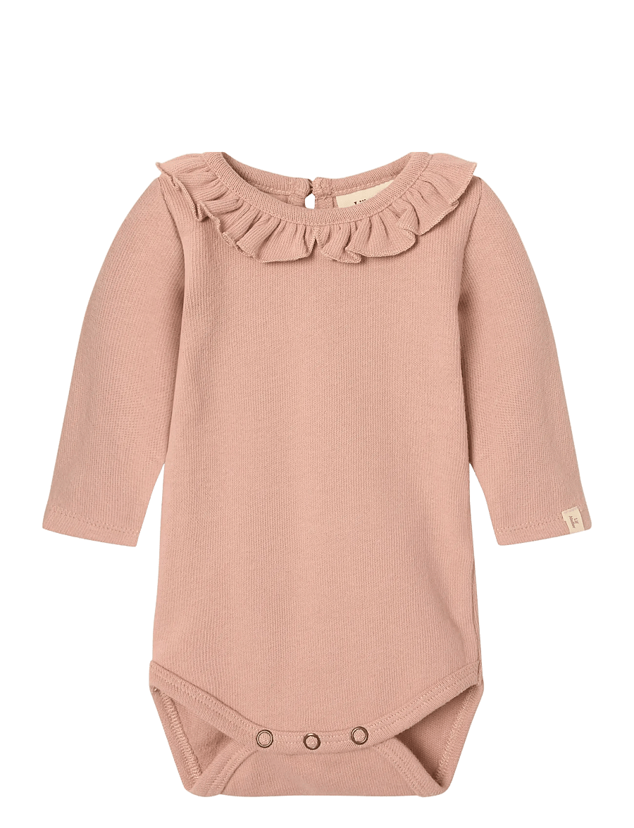 Lil'Atelier - NBFLUNA LS SLIM BODY LIL - pikkade varrukatega bodid - misty rose - 0