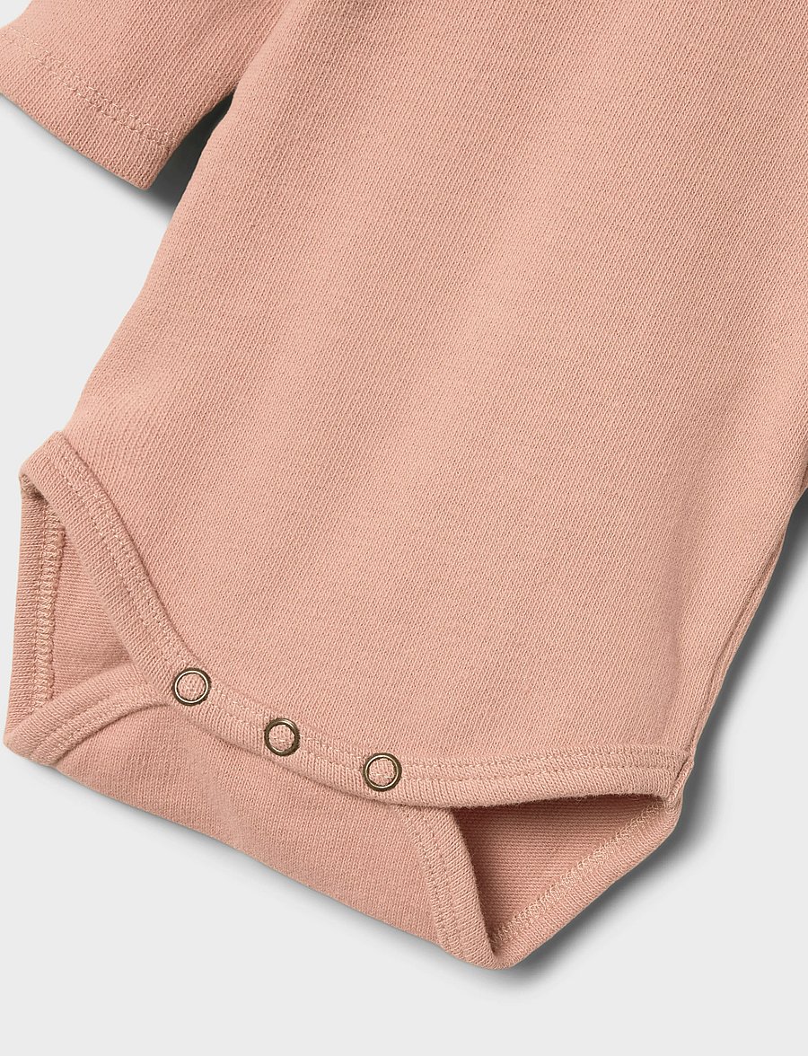 Lil'Atelier - NBFLUNA LS SLIM BODY LIL - pikkade varrukatega bodid - misty rose - 2