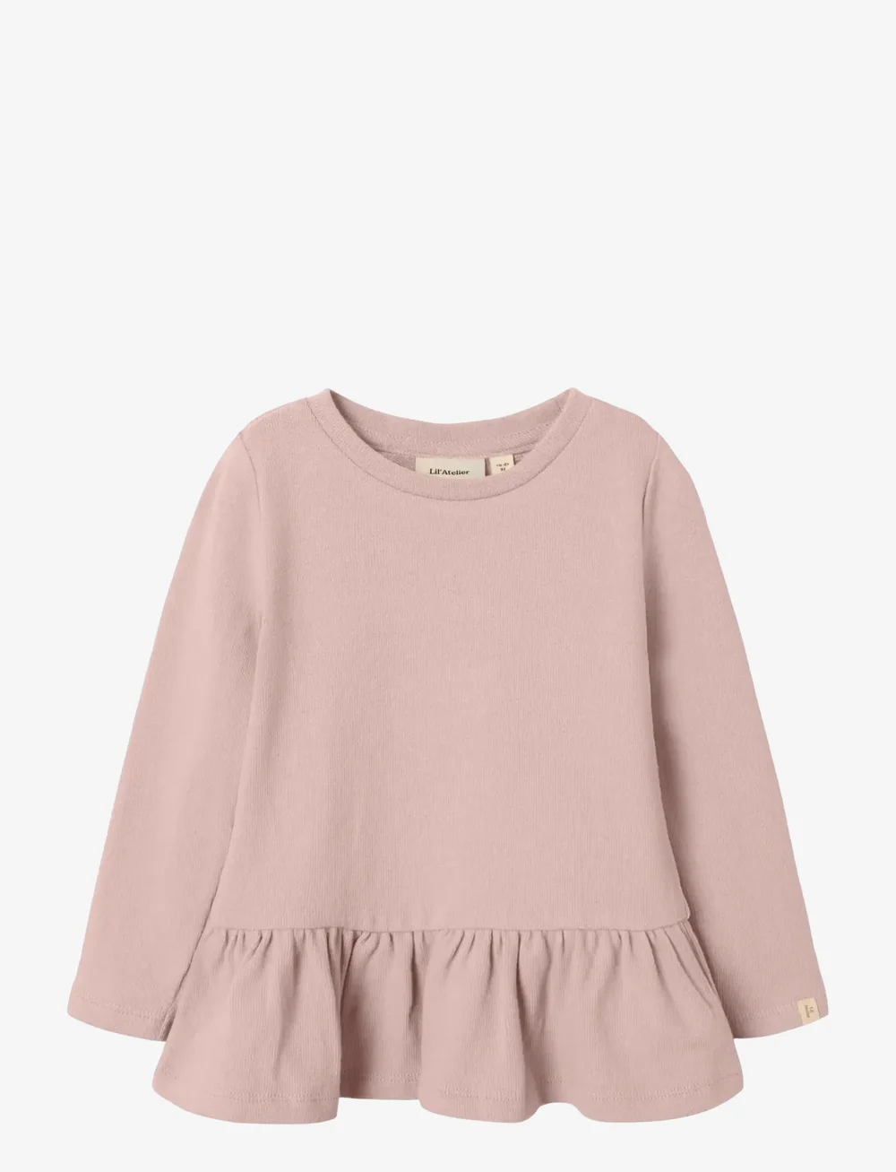 Lil'Atelier - NMFLUNA LS SLIM TOP LIL - långärmade t-shirts - misty rose - 0