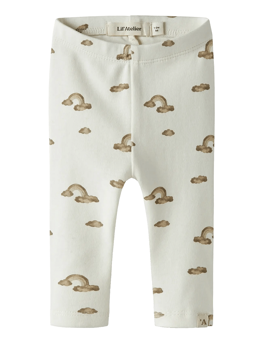 Lil'Atelier - NBNLAYO KIM SLIM LEGGINGS LIL NOOS - leggings - coconut milk - 1
