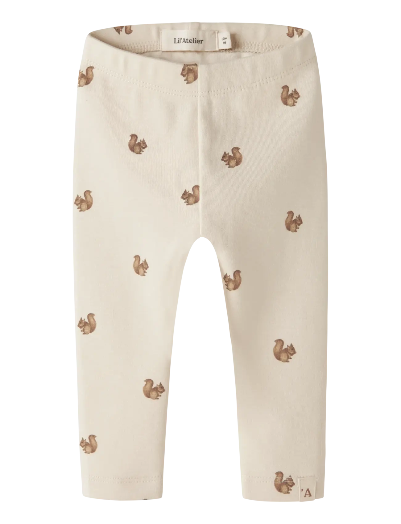 Lil'Atelier Nbnlayo Kim Slim Leggings Lil Noos, 74, Cream, Underdele > Leggings, Børn
