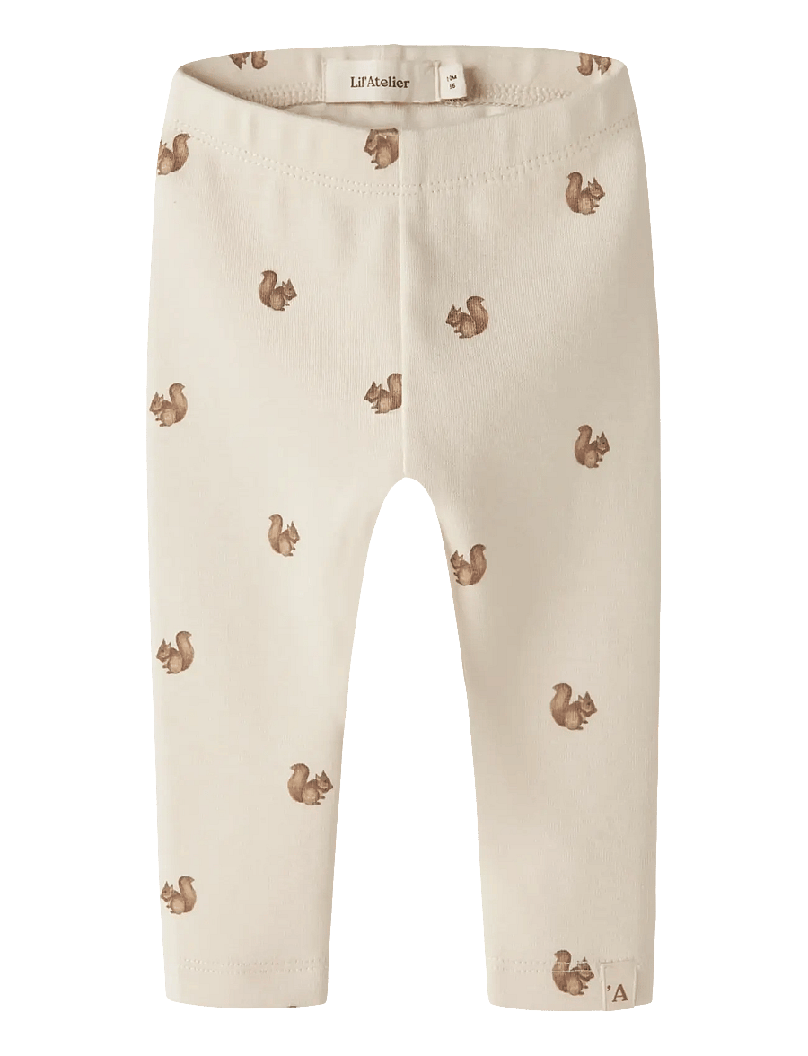 Lil'Atelier - NBNLAYO KIM SLIM LEGGINGS LIL NOOS - leggings - turtledove - 0