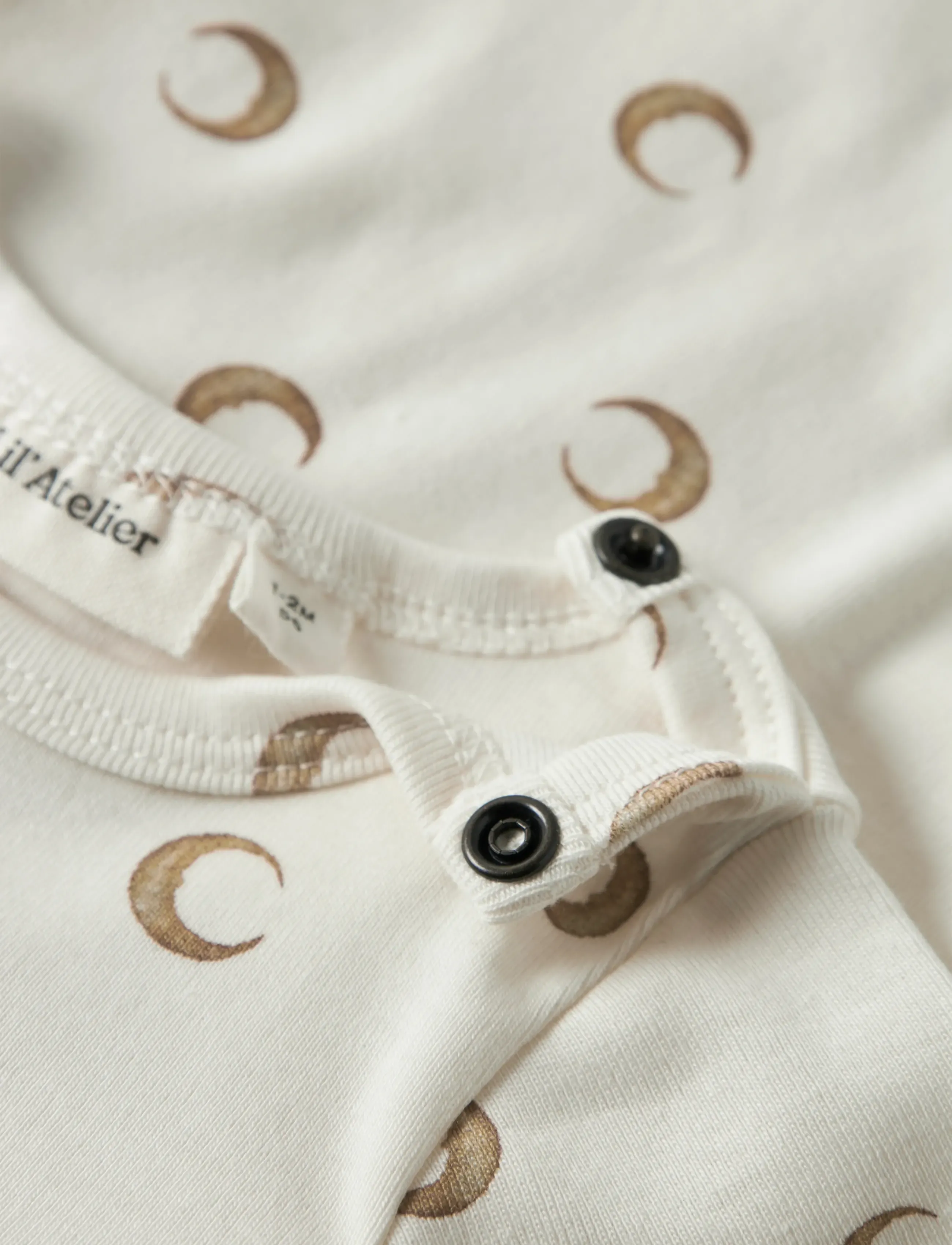 Lil'Atelier - NBNLAYO KIM LS SLIM BODY LIL NOOS - langærmede bodyer - coconut milk - 3