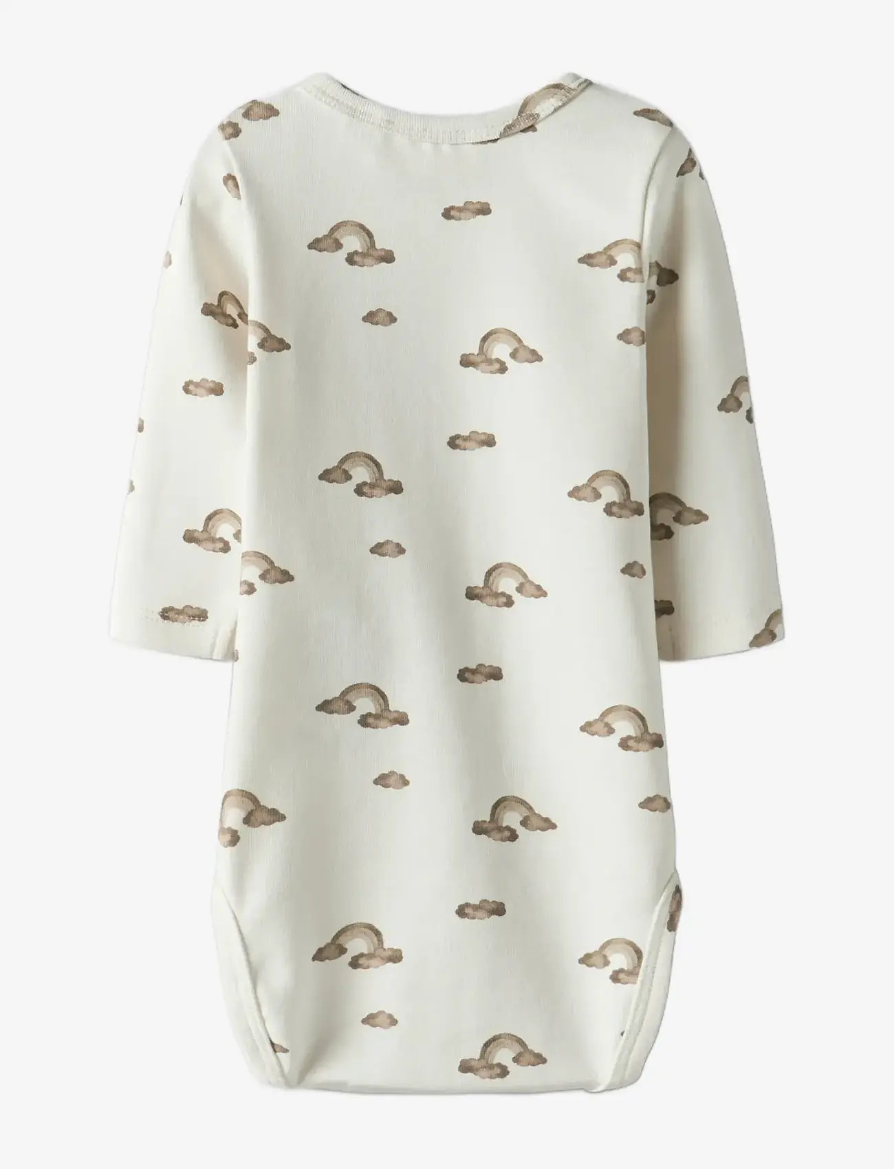 Lil'Atelier - NBNLAYO KIM LS SLIM BODY LIL NOOS - long-sleeved bodies - coconut milk - 2