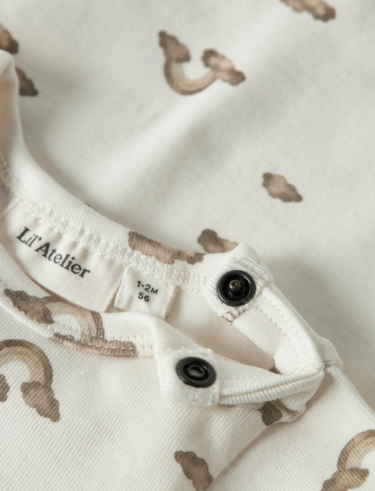 Lil'Atelier - NBNLAYO KIM LS SLIM BODY LIL NOOS - long-sleeved bodies - coconut milk - 4