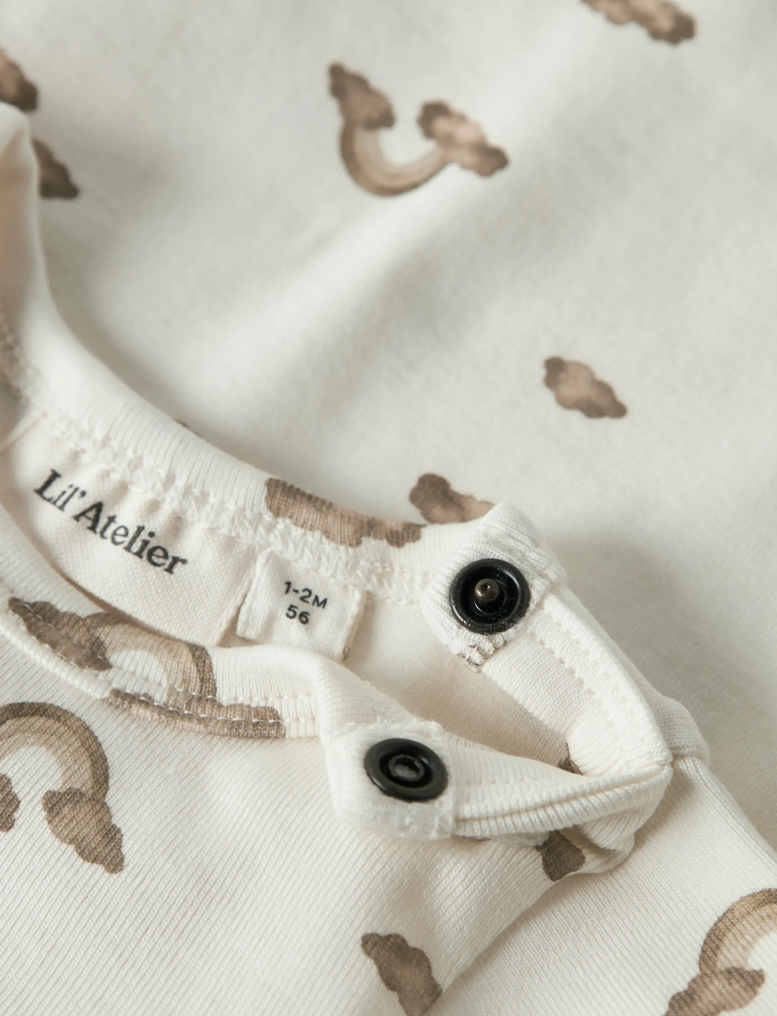 Lil'Atelier - NBNLAYO KIM LS SLIM BODY LIL NOOS - langærmede bodyer - coconut milk - 4