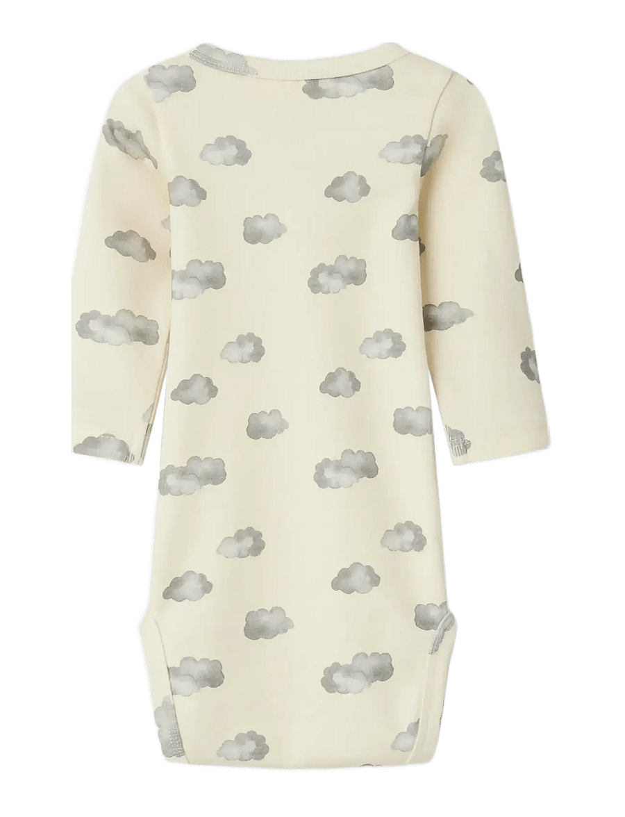 Lil'Atelier - NBNLAYO KIM LS SLIM BODY LIL NOOS - langärmelige bodys - turtledove - 2
