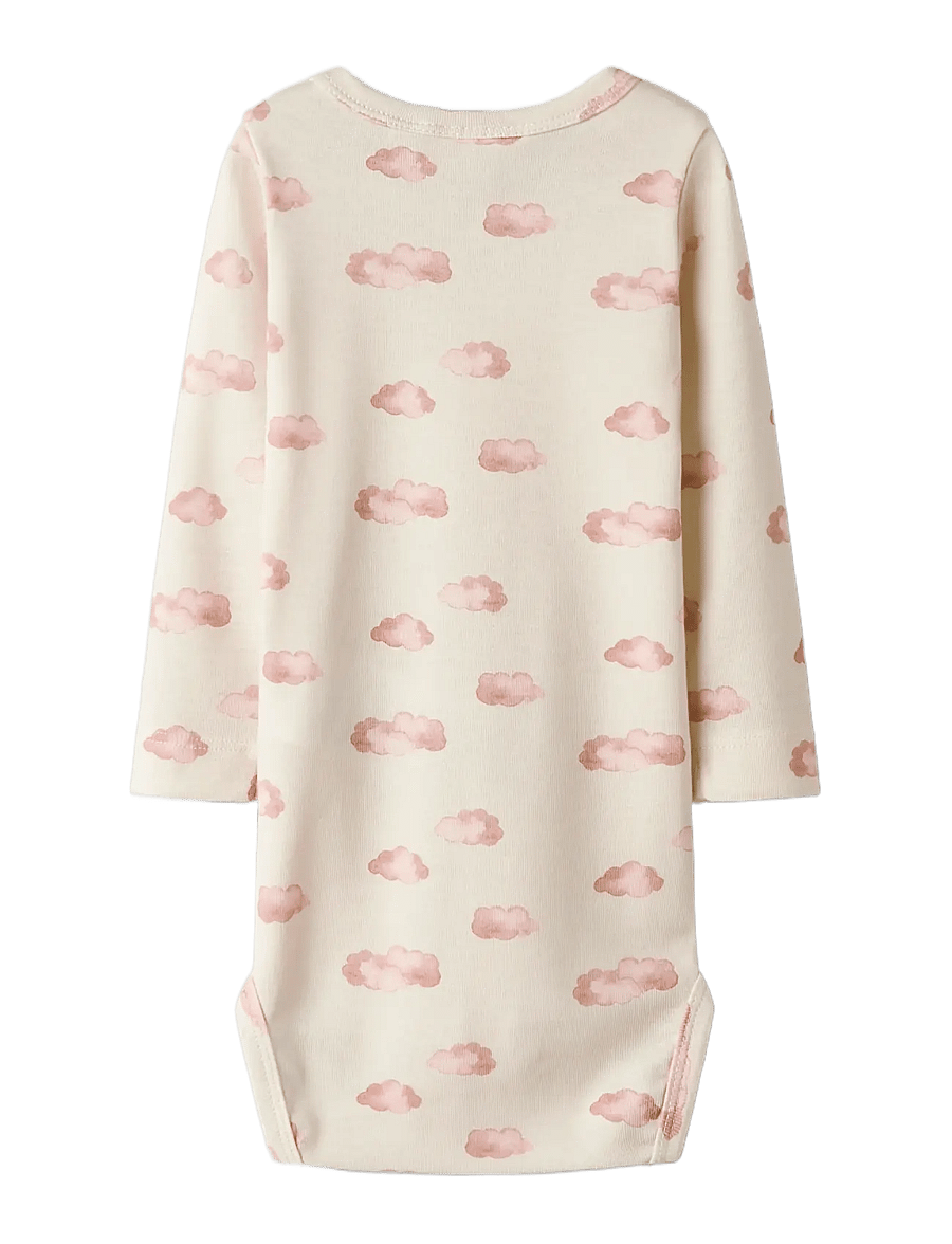 Lil'Atelier - NBNLAYO KIM LS SLIM BODY LIL NOOS - langärmelige bodys - turtledove - 2