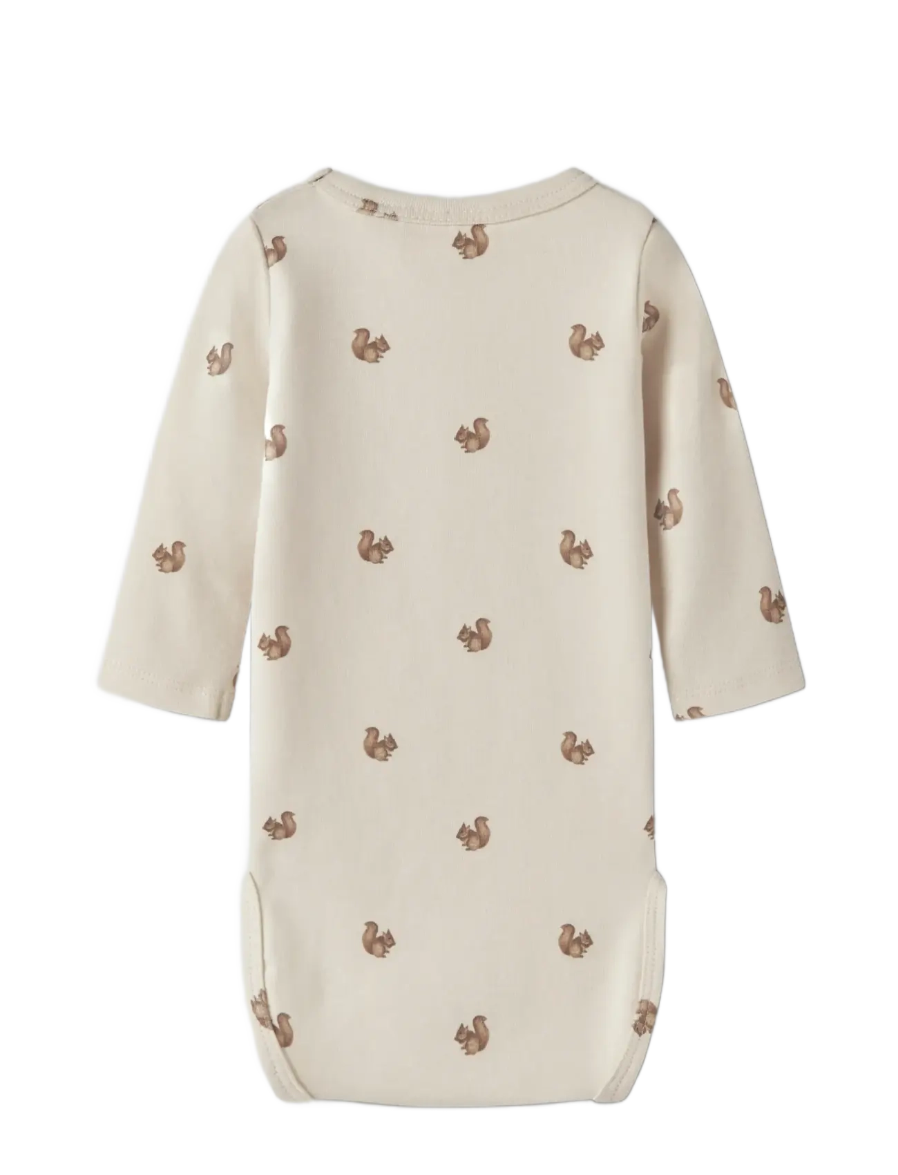 Lil'Atelier - NBNLAYO KIM LS SLIM BODY LIL NOOS - langærmede bodyer - turtledove - 1