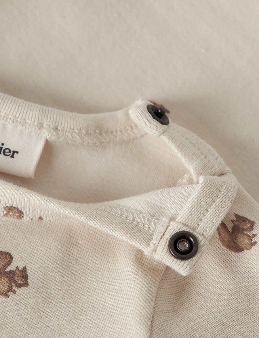 Lil'Atelier - NBNLAYO KIM LS SLIM BODY LIL NOOS - pikkade varrukatega bodid - turtledove - 2