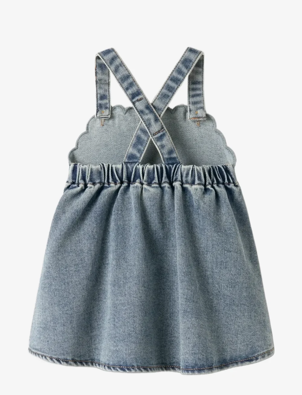 Lil'Atelier - NBFSALLI DNM SKIRTALL 2808-SE LIL - latzkleid - medium blue denim - 1