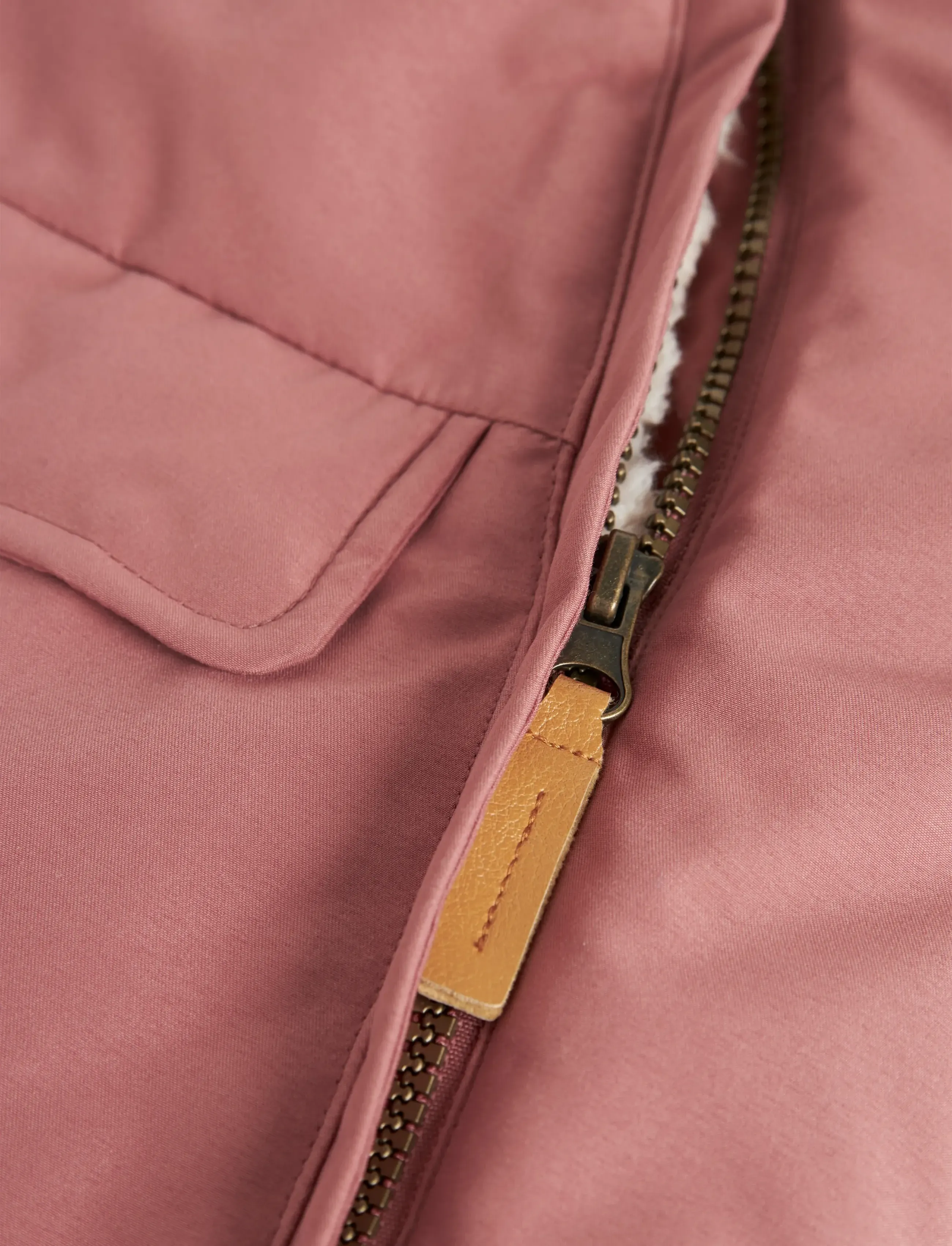 Lil'Atelier - NBFLASNOW05 JKT SOLID FO LIL - vinterjackor - withered rose - 2