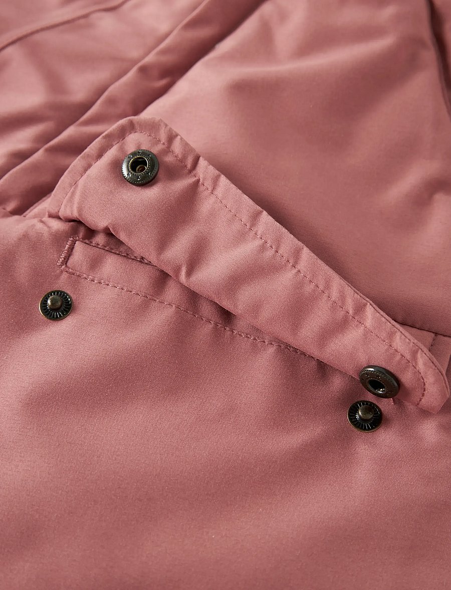 Lil'Atelier - NBFLASNOW05 JKT SOLID FO LIL - dunjackor & fodrade jackor - withered rose - 3