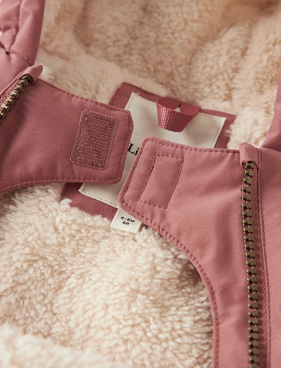 Lil'Atelier - NBFLASNOW05 JKT SOLID FO LIL - dunjackor & fodrade jackor - withered rose - 4
