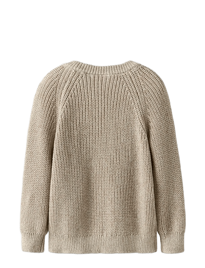 Lil'Atelier - NMMROKKO LS KNIT CARD LIL - cardigans - oxford tan - 2