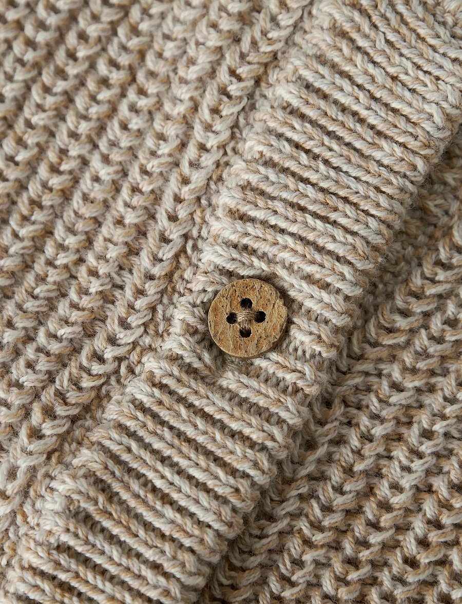 Lil'Atelier - NMMROKKO LS KNIT CARD LIL - oxford tan - 0