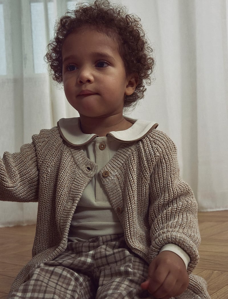 Lil'Atelier - NMMROKKO LS KNIT CARD LIL - cardigans - oxford tan - 4