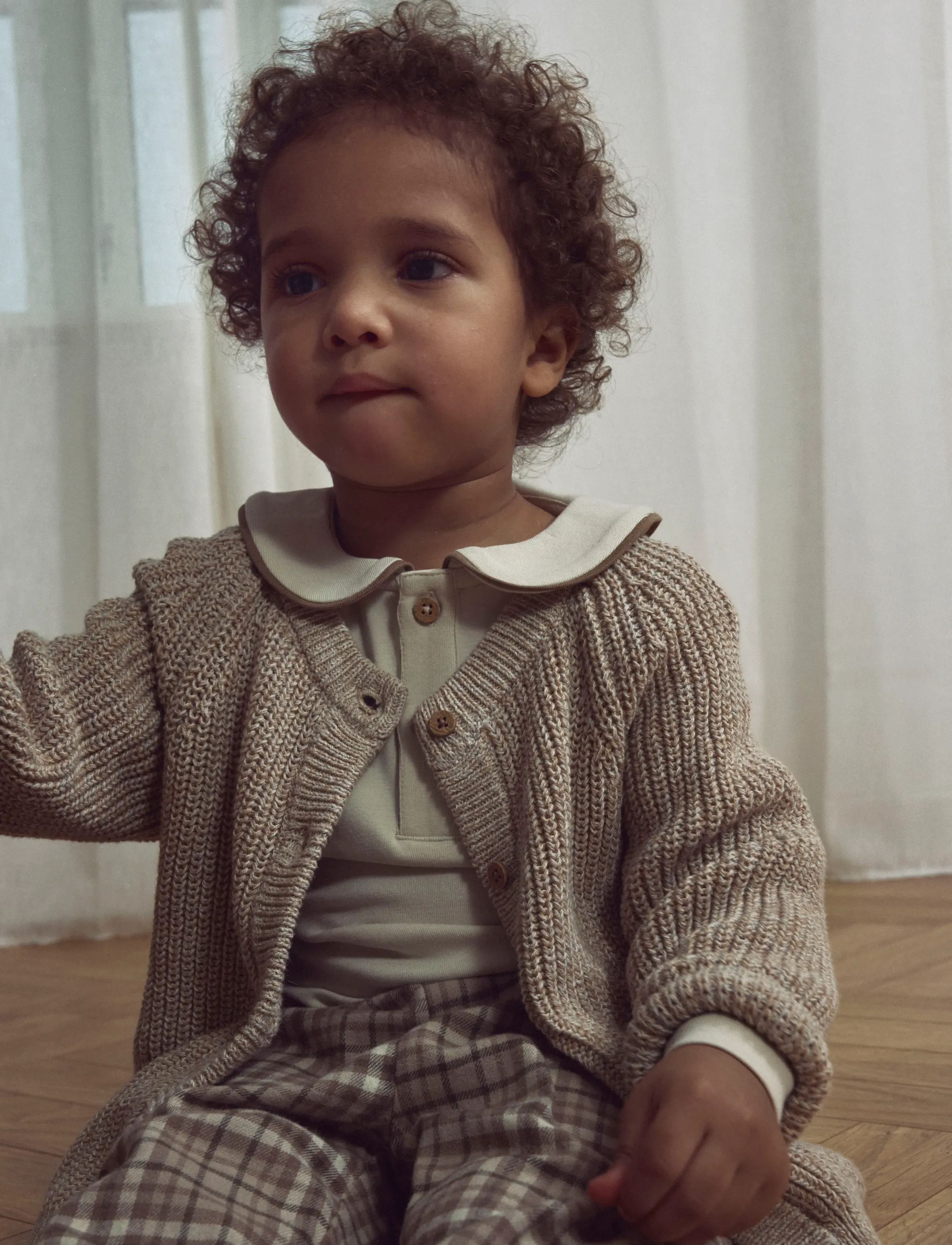 Lil'Atelier - NMMROKKO LS KNIT CARD LIL - oxford tan - 4