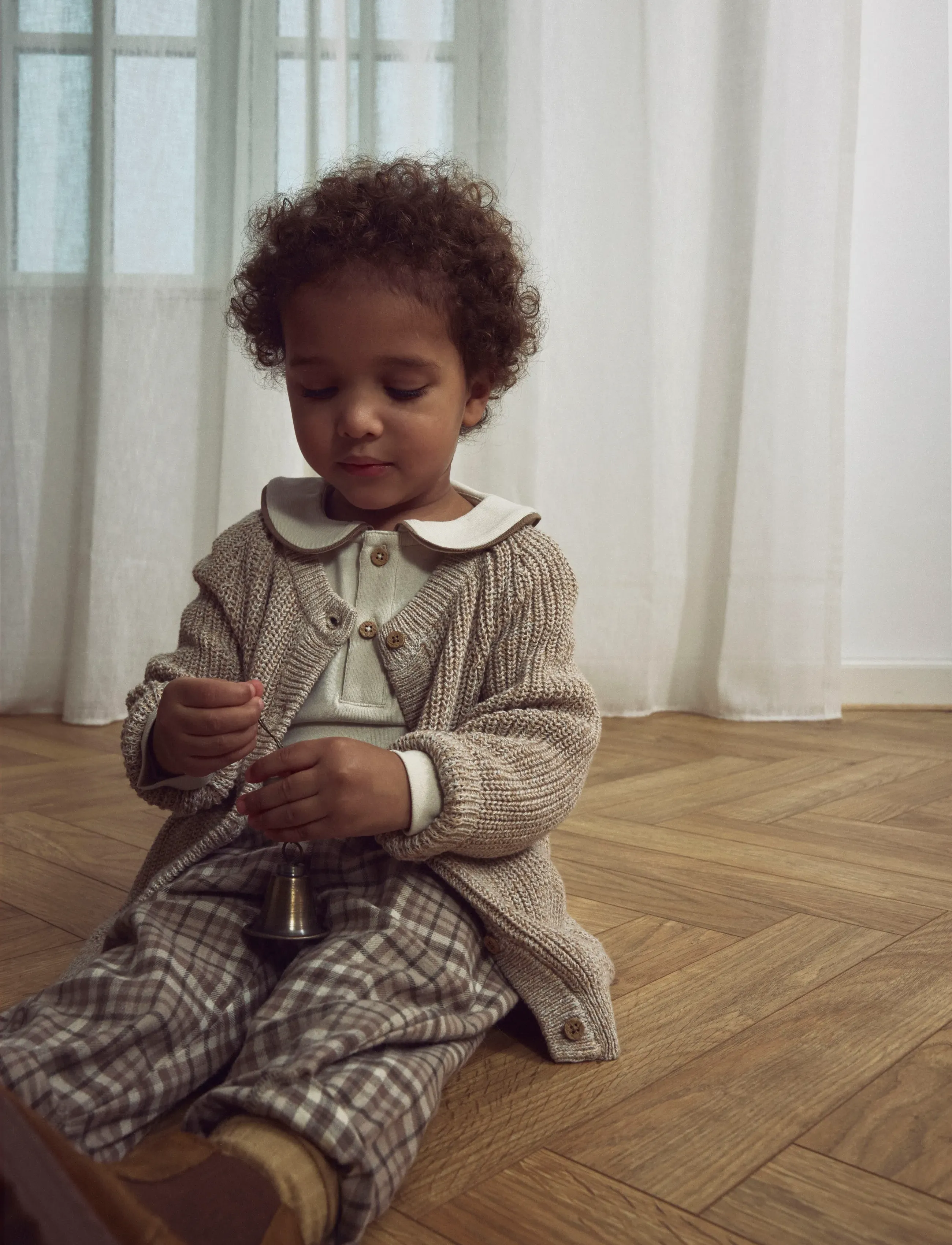 Lil'Atelier - NMMROKKO LS KNIT CARD LIL - oxford tan - 5