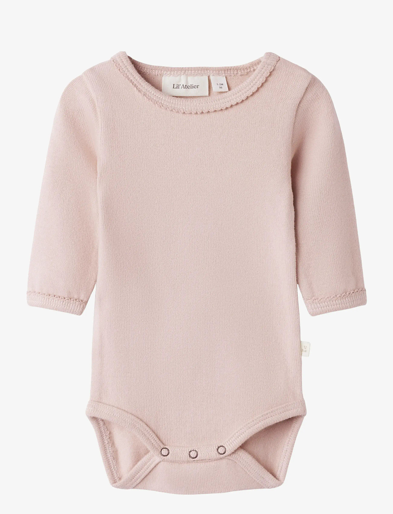 Lil'Atelier - NBFTHORO HIF LS SLIM BODY LIL - smėlinukai ilgomis rankovėmis - misty rose - 0