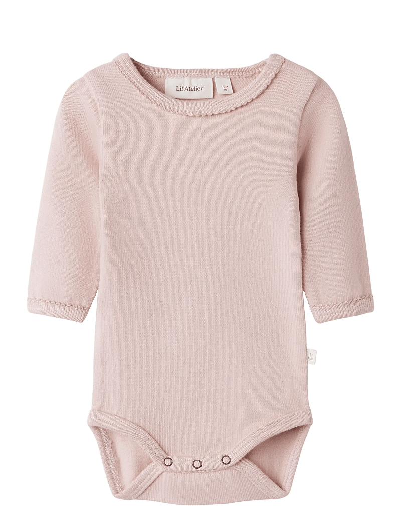 Lil'Atelier - NBFTHORO HIF LS SLIM BODY LIL - smėlinukai ilgomis rankovėmis - misty rose - 0