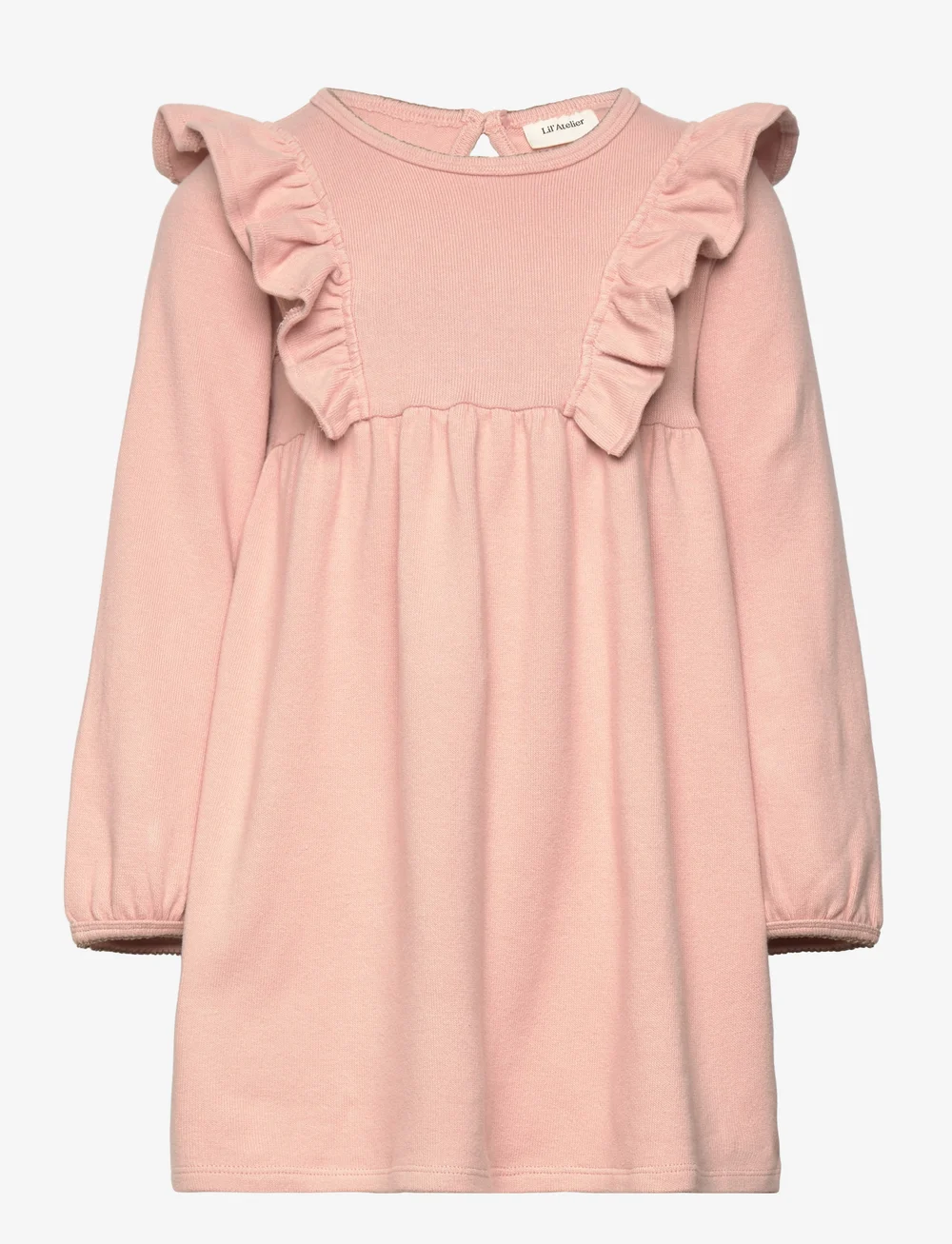 Lil'Atelier - NMFTHORO HAG LS DRESS LIL - långärmade vardagsklänningar - misty rose - 0