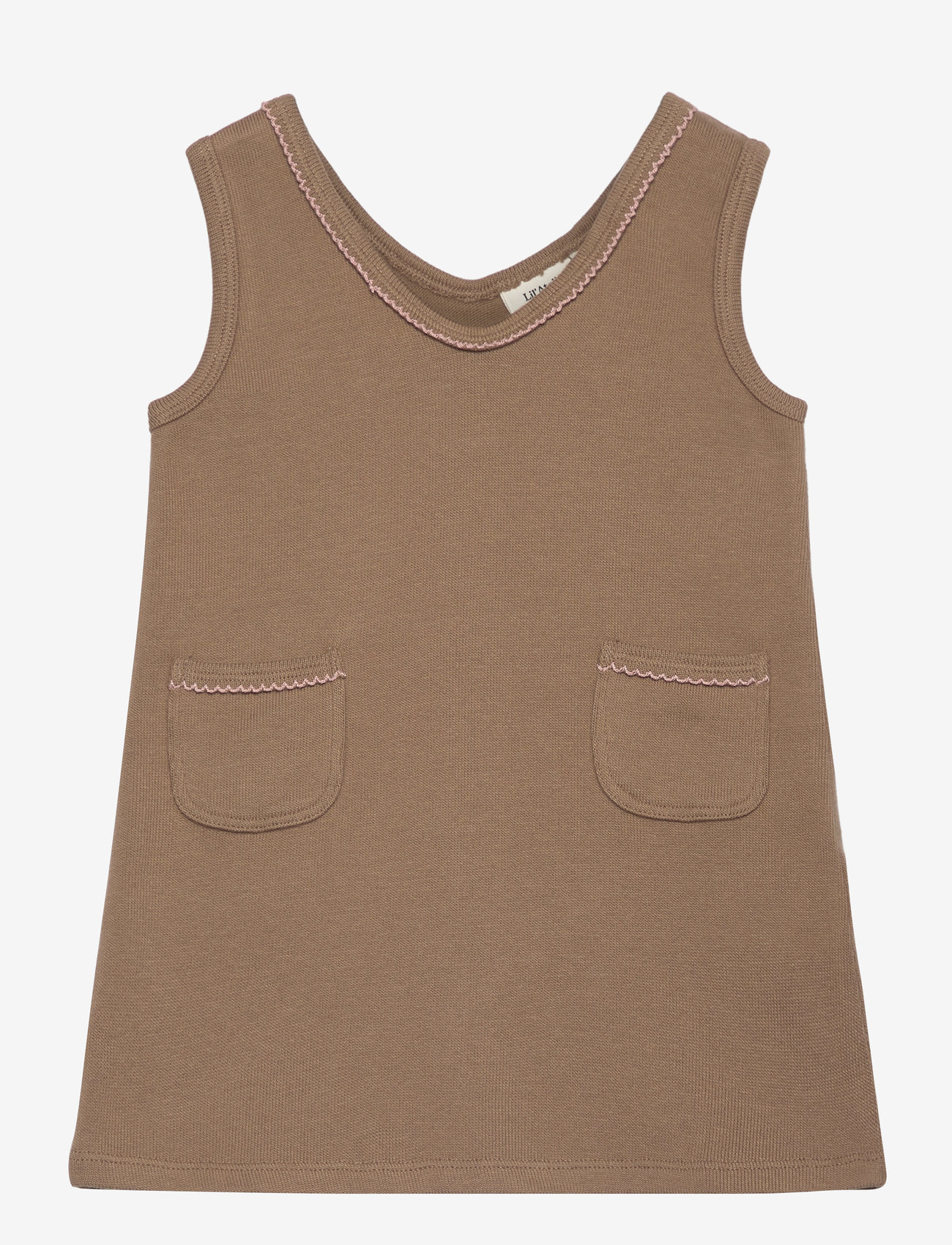 Lil'Atelier - NMFTHORO LOOSE SPENCER LIL - Ärmellose freizeitkleider - sepia tint - 0