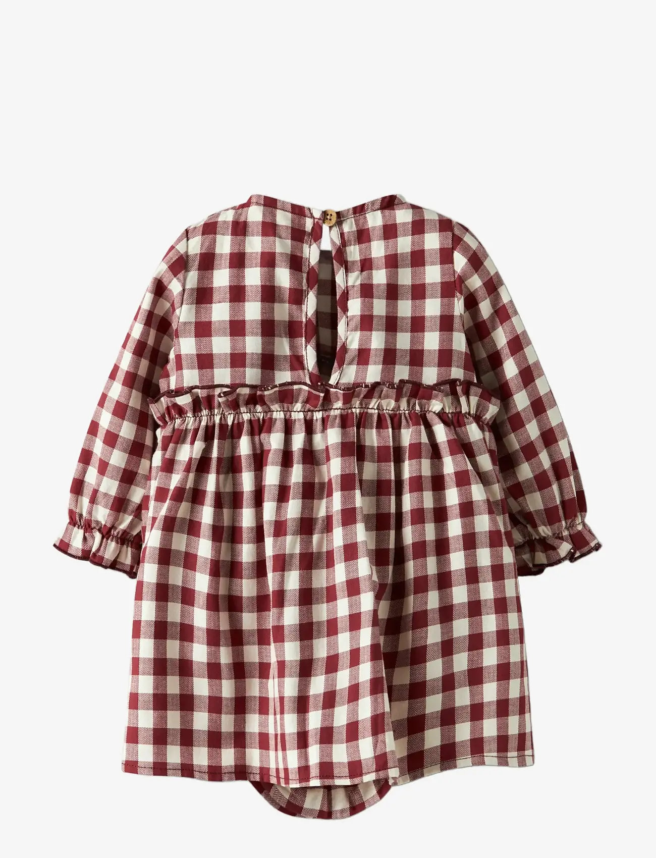 Lil'Atelier - NBFRIO LS LOOSE BODY DRESS LIL - langärmelige babykleider - red dahlia - 2