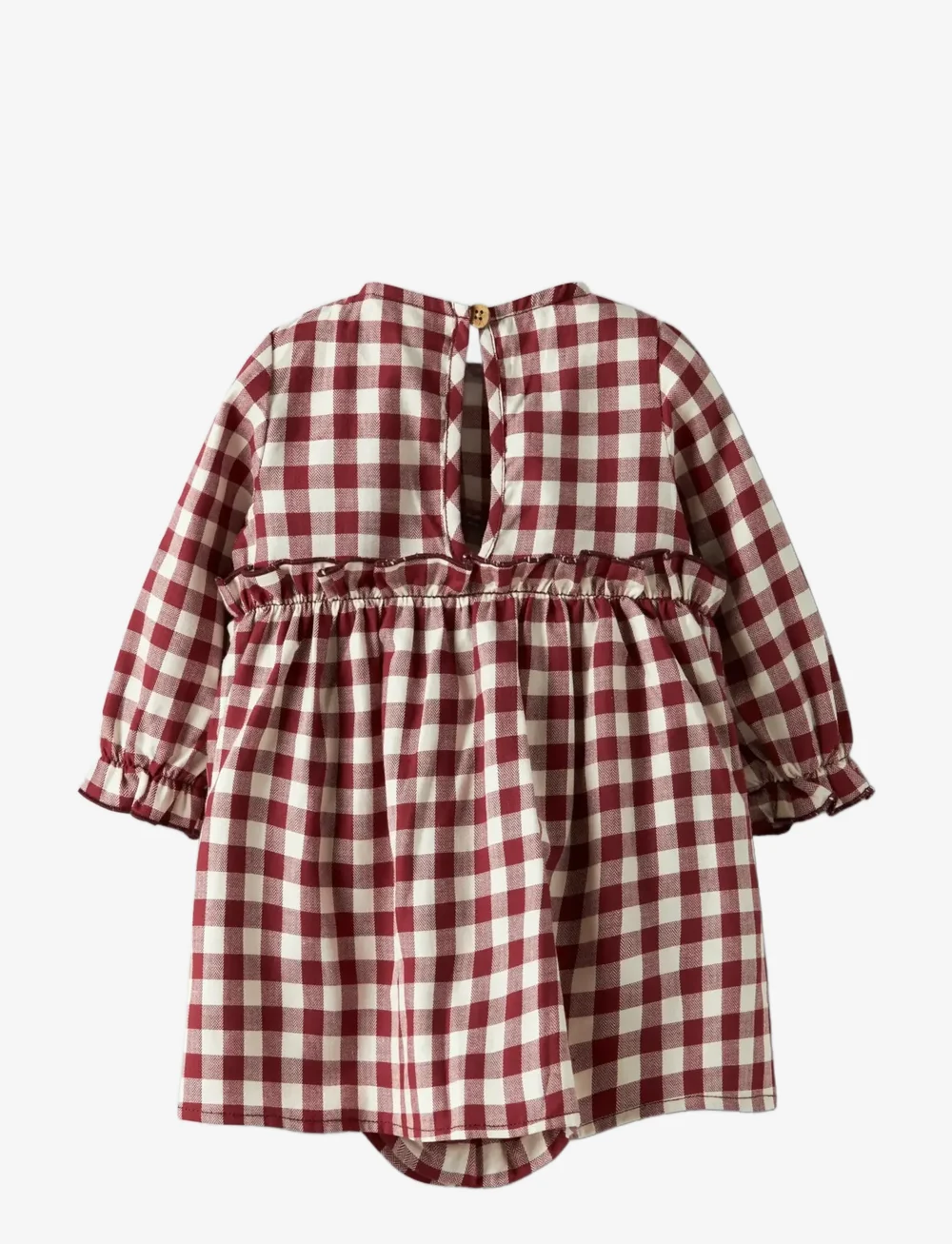 Lil'Atelier - NBFRIO LS LOOSE BODY DRESS LIL - langärmelige babykleider - red dahlia - 2