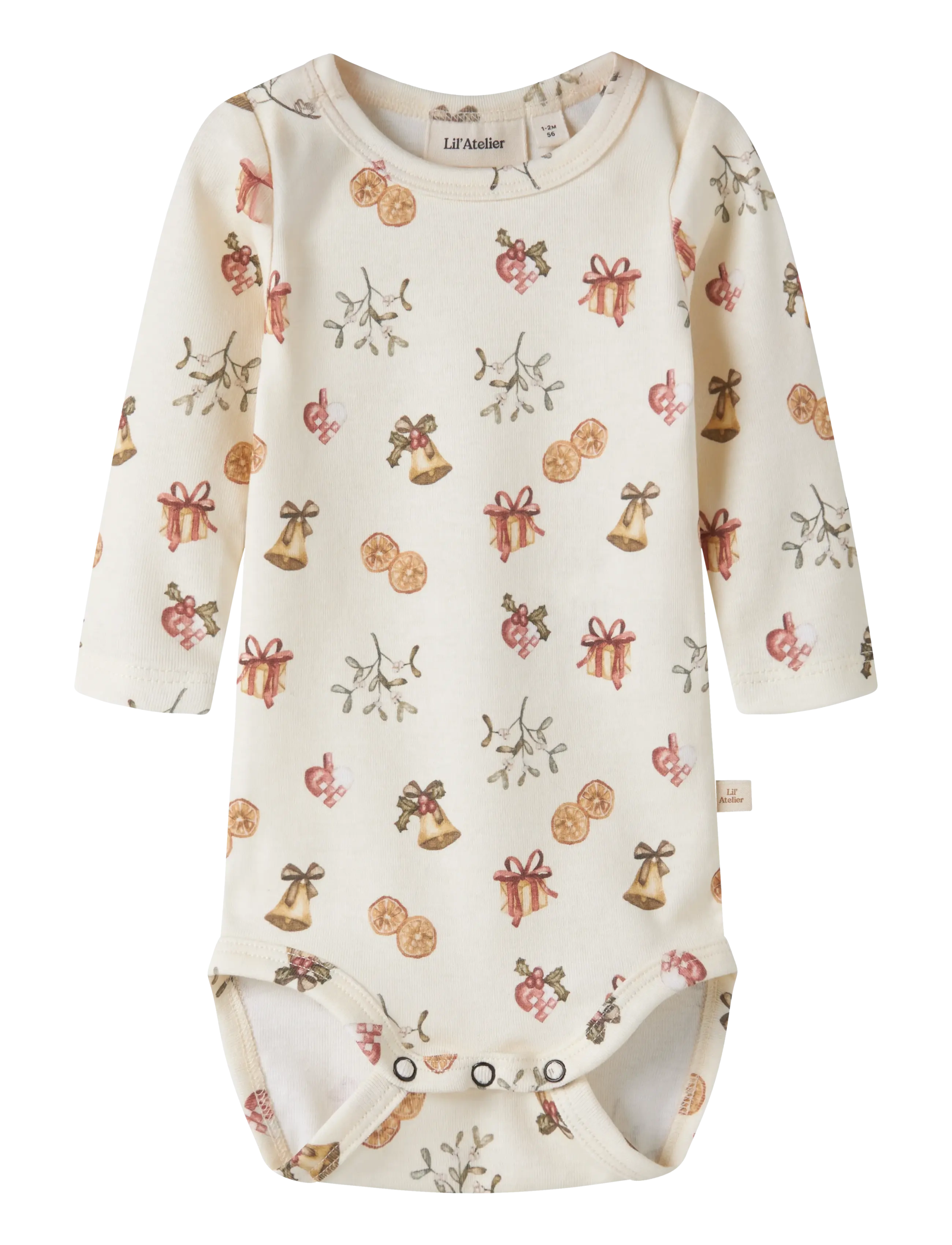 Lil'Atelier NBNLAYO GUS LS SLIM BODY LIL - Kleidung - TURTLEDOVE / cream